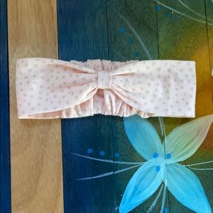 **NEVER WORN** First Impressions polkadot hairband